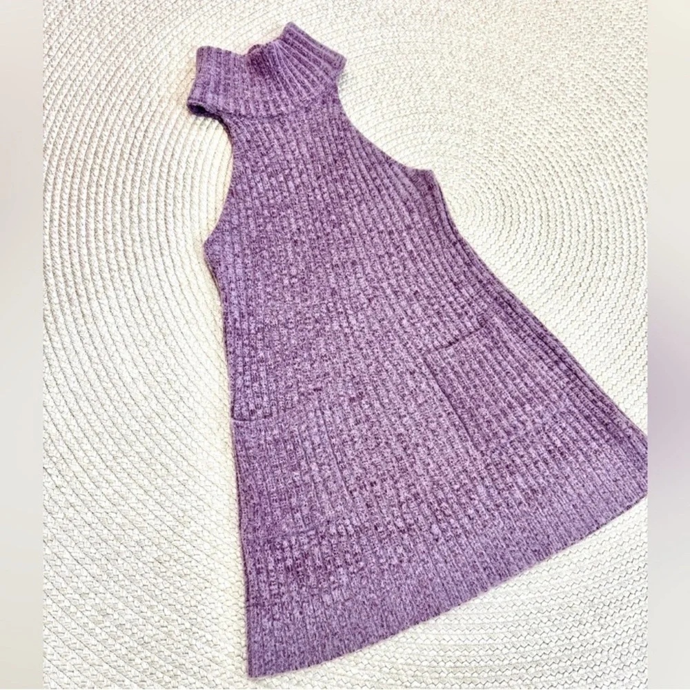 Free People Claude Lavender Knit Dress